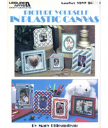 PLASTIC CANVAS PICTURE YOURSELF FRAMES PROJECTS #1317 LEISURE ARTS PATTE... - £4.67 GBP