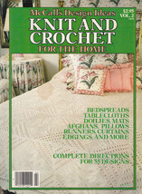 Vol 2 Knit &amp; Crochet Mccall&#39;s Afghans Bedspreads Tablecloths Doilies Pillow Mats - £9.58 GBP