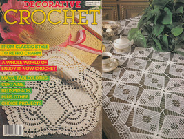 Decorative Crochet 1988 Bedspreads, Curtains, Mats, Tablecloths, Runners + #6 - £11.97 GBP