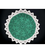 Handmade Crocheted Christmas Tree Motif Doily, Placemat, Christmas gift ... - $39.64 CAD