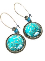 Vincent Van Gogh Almond Blossoms casual Fashion Jewelry For women casual earring - £9.71 GBP