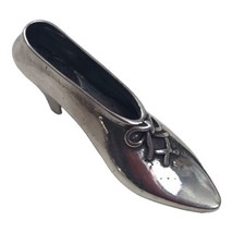 Vintage Edwardian Miniature 925 Sterling Silver Shoe Novelty Figurine Pi... - £48.42 GBP