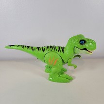 Zuru Toys Robo Alive T Rex Walks Roars Works Green 7&quot; Tall x 12&quot; Long - $12.66