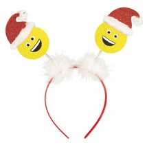 Laughing Santa Emoji Value Head Bopper HeadBopper Headband - $5.36