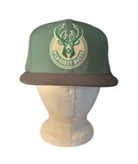 Mitchell &amp; Ness NBA Milwaukee Bucks SnapBack Two Toned Hat Green w/ Blac... - £19.47 GBP