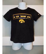 Iowa Hawkeyes Colosseum Black SS Shirt Size 2T Toddlers - £14.37 GBP