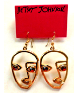Betsy Johnson Gold Alloy Wire Earrings - $11.05 CAD