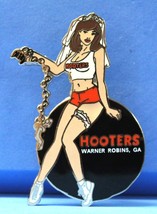 Hooters Bachelorette Party Ball &amp; Chain Girl Lapel Pin - Warner Robins, Ga - £11.95 GBP