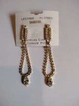 Swarovski Art Deco Austrian Crystal Chandelier Earrings - $24.75
