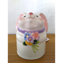 Topsy Turvy Bunny Rabbit 14 Oz. Ceramic Mug 2012 Easter Spring Animal - NWT - $11.99