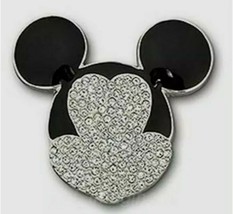 Swarovski Disney Mickey Mouse Pin Pave Brooch Retired Austria - £35.41 GBP