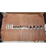 Silverplate Flatware Cavalier 15 Piece Vintage With Bag 10K - $49.99