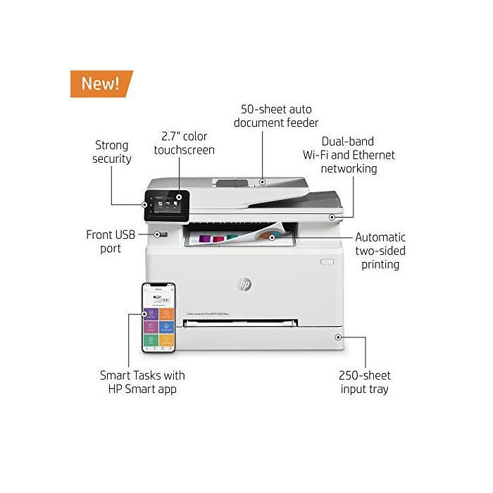 HP Color Laserjet M283FDW  All In One 7KW75A Network Wifi