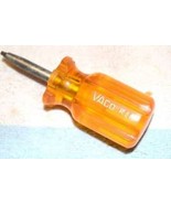 2 pack R-11 Vaco Klein  square-recess  robertson #1 stubby screwdriver o... - $23.07