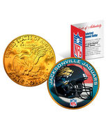JACKSONVILLE JAGUARS  NFL 24K Gold Plated IKE Dollar US Coin *NFL LICENSED* - €11,21 EUR