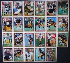 1991 Topps Pittsburgh Steelers Team Set of 23 Football Cards - £7.05 GBP