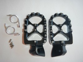 Black Billet Aluminum Foot Peg Rest 2006-2014 Husaberg FE 501 570 650E F... - $64.34