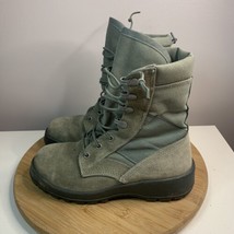 Mondo PT Men&#39;s Hot Weather Sage Steel Toe Vibram Leather Military Boots ... - £31.37 GBP