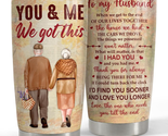 Gift for Him Tumbler 20Oz Stainless Steel Double Wall Insulated Couple T... - $33.42