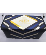 Texas Hold ‘Em Poker Set w/ Metal Tin by Bell &amp; Curfew Card Game Night NEW - €16,06 EUR