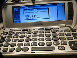 Nokia 9210i Communicator (RAE-5N) Unlocked Gsm 900/1800 Phone German Language - £174.05 GBP