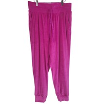 Victoria&#39;s Secret On Point Lounge Pants L Womens Pink Skinny Cuffed Pull On - $18.90
