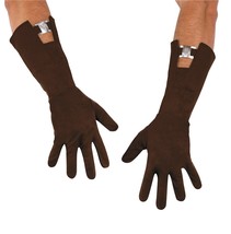 Marvel Captain America Retro Adult Gloves - Brown - One Size - Costume A... - £7.98 GBP