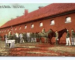WWI Camp Bourg-Léopold Beverloo camp Horse Stables Belgium UNP DB Postca... - $2.67