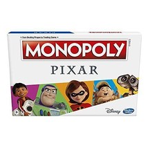 Monopoly: Pixar Edition Board Game for Kids 8 and Up, Buy Locations from Disney - £36.64 GBP