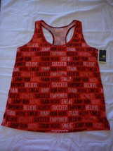 Women&#39;s Xersion  Tank Top Marathon Red Graphic Size Small NEW - £11.21 GBP