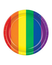 &#39;pride Plates - Rainbow Pack Of 8 - £11.18 GBP