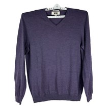 Joseph Abboud Men&#39;s -V-Neck Pullover Sweater Size XL Extra Fine Merino Wool - £18.06 GBP