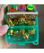 Pokemon Pracoro Battle Figure Dice Game 1998 Gold Lot of 10 - $79.80