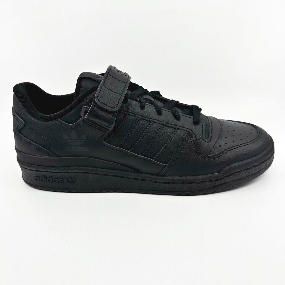 Adidas Originals Forum Low Triple Black Mens Sneakers GV9766