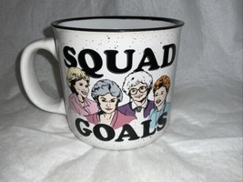 20 Oz Ceramic Mug The Golden Girls “Squad Goals” Decorative Desk Cup Bet... - $19.79
