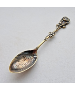 VINTAGE 925 STERLING SILVER ROSE PATTERN SOUVENIR COLLECTIBLE SPOON 4in - $771.78 MXN