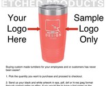 ENGRAVED Custom Personalized Name/Logo 20oz Stainless Steel Tumbler Cora... - $21.97