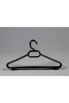 Plastic Clothes Hanger Economical Clothes Hanger 12 Pieces Black T-shirt... - $7.05