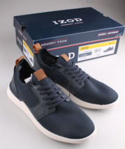 Izod Hombre Bannister Memory Foam con Cordones Azul Marino Zapato 8 9.5 Nuevo - $29.98