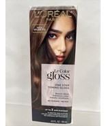 Rich Brunette L&#39;Oreal Le Color Gloss 1 Step Toning Gloss Deeply Conditions - $5.81