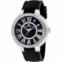 NEW Oceanaut OC6412 Women&#39;s Allure Crystal Accented Roman Numeral MOP Dial Watch - £110.49 GBP