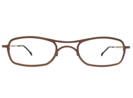 l.a.Eyeworks Eyeglasses Frames SLIM 553 Brown Rectangular Full Rim 48-23-125 - £51.33 GBP