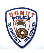 Donut Police Sprinkles LEO Blue Line Morale Patch Hook &amp; Loop Police Bag... - £6.32 GBP