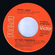 Perry Como Beyond Tomorrow 45 rpm It All Seems To Fall Into Line - £3.88 GBP