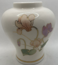 Vintage Floral Vase Fine China Japan 5.5” - £14.79 GBP