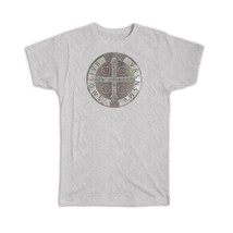 Saint Benedict Medal : Gift T-Shirt Catholic Religious Religion Classic Faith - £14.33 GBP