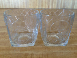 2 Two CROWN ROYAL Canadian Whiskey Whisky Cocktail Glasses - £6.20 GBP