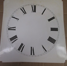 Paper Clock Dial Roman Numbers Day Numbers 12&quot; - £9.20 GBP