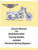 2020 Harley Davidson Road Glide Touring Models Service Manual - £20.38 GBP