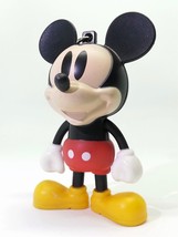 Disney 90th Anniversary Classic Mickey Mouse Figure Bag Charm Keychain Key Ring - £7.91 GBP